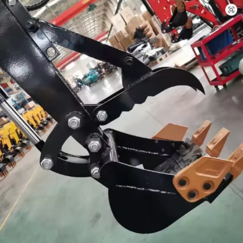 Aksesoris Mini Excavator: Quick Connect Connector, Tiltbucket, Fork, Hydraulic Cylinder, Thumb Buck, Breakhammer 600mm/800mm