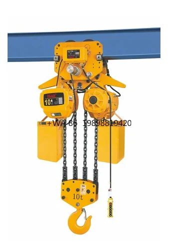 Single Double Speed Electric Chain Hoist Remote Control for Industrial Crane Lifting Light Duty 1 Ton 3 Ton 5 Ton