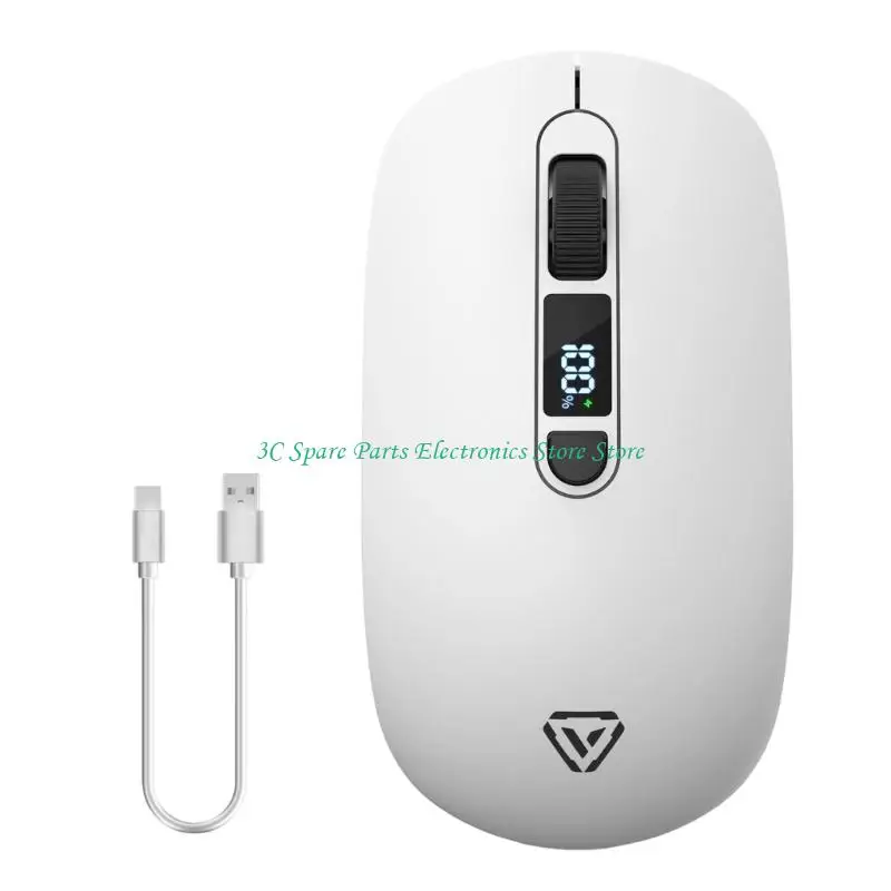 SZ Bluetooth-compatible 2.4G 4 Directional Scrolling Wireless Mouse With Silents Clicks And Comfortable Grip For Reduced Hand