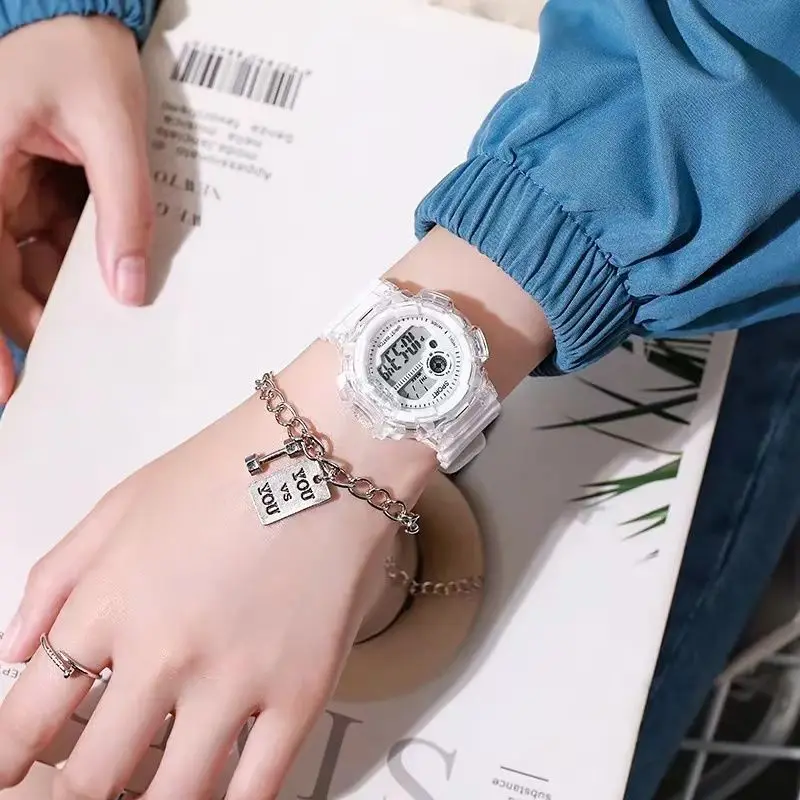 Reloj Digital para niños, relojes deportivos impermeables para niños, Reloj multifunción, Reloj de pulsera electrónico LED para niños y niñas, Reloj de regalo