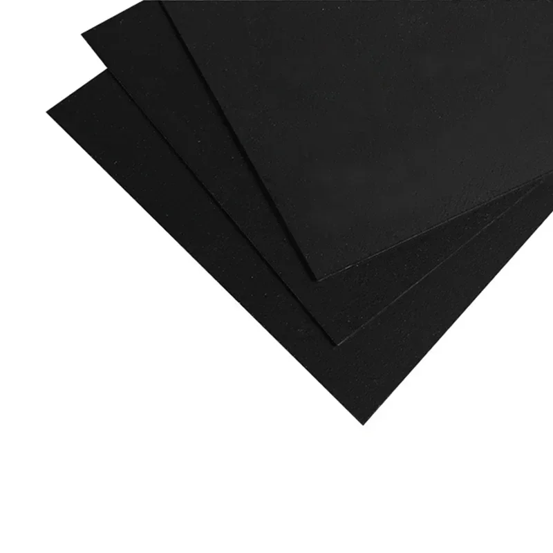 20PC Black PVC Board Thickness 0.2mm 0.3mm 0.4mm 0.5mm 0.8mm 1mm Plastic Plate 100x200mm 200x200mm