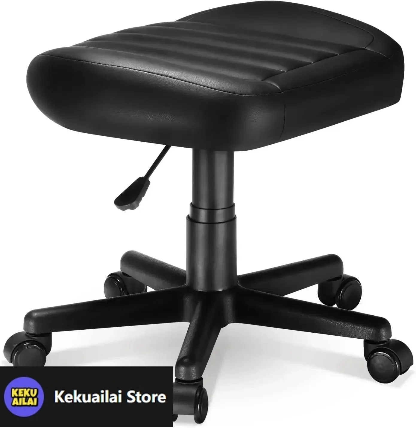 

Multi-Use Stool,Gaming Foot Stool,Height Adjustable Swivel Rolling Stool Chair W Wheels,Ottoman Footrest Simple Meeting Chair