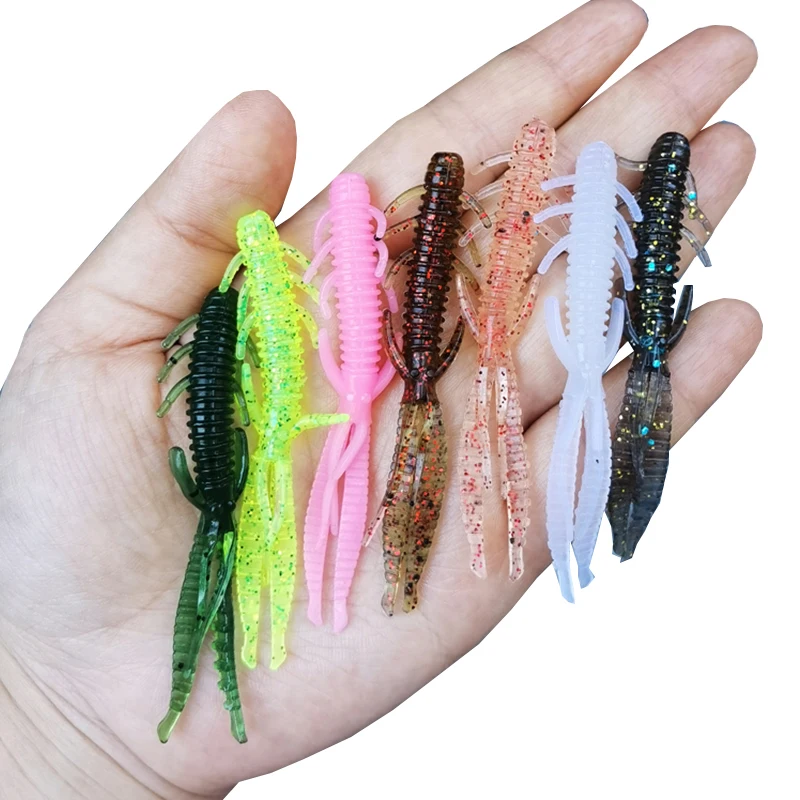 

10pcs 7.5cm/2.95in Lures Fishing Soft Bait, Artificial Soft Worm Lure Bait, Fishing Tackle