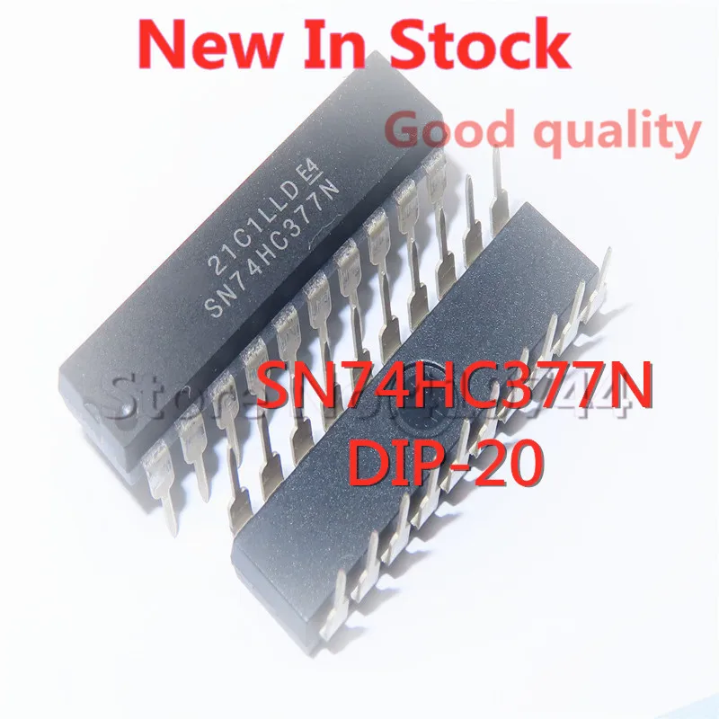 5PCS/LOT SN74HC377N 74HC377 DIP-20 Eight D-type trigger trigger logic chip IC In Stock NEW Original IC