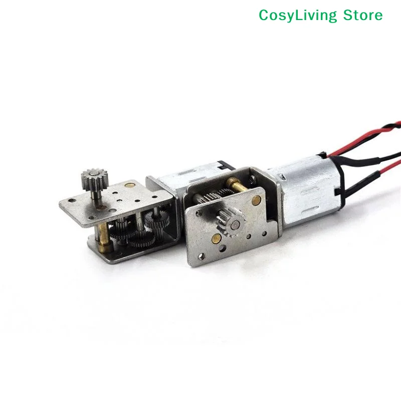 [CL]1Pcs DC 3V 3.7V 20RPM Slow Speed Metal Gearbox Engine Right Angle 14T Output Gear Shaft Mini N20 Gear Motor[CL] view 5