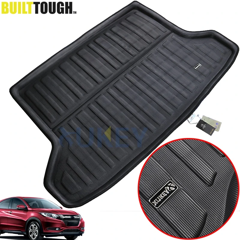 Accessories Fit For Honda Hr-V Vezel Hrv 2014 2015-2019 Boot Mat Rear Trunk Liner Cargo Floor Tray Protector Carpet