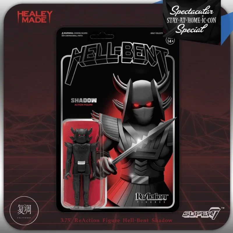 

In Stock Super7 3.75 Inch Healeymade Hellbent ReAction Figure Toy Collectible Doll Christmas Boy Gift