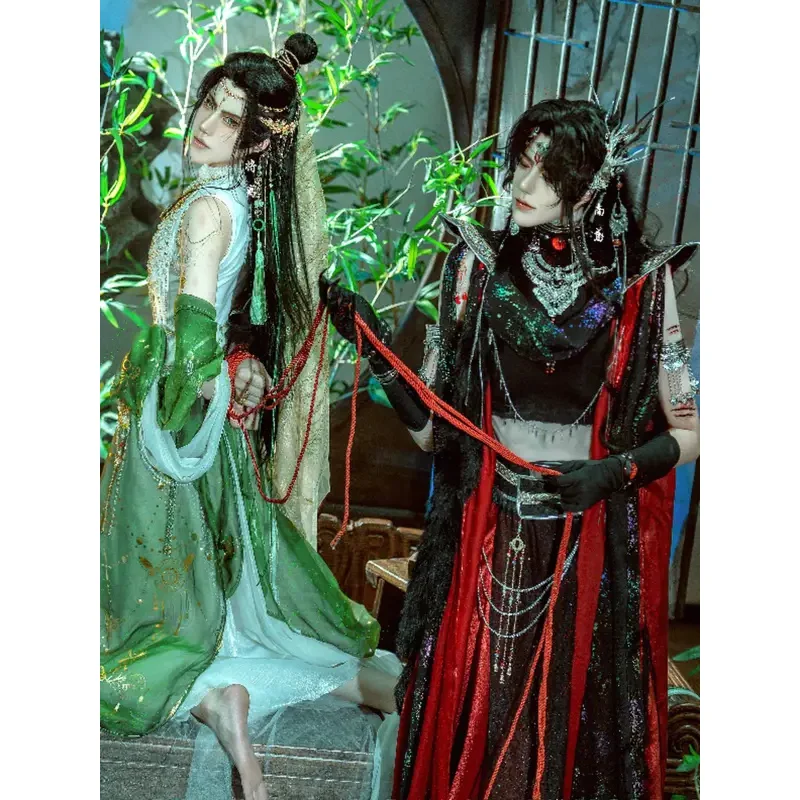 

DY20Самоспасательная система злодеев шрамов Shen Qingqiu Хэллоуин Cos Косплей Антикварный карнавальный костюм Fiesta25