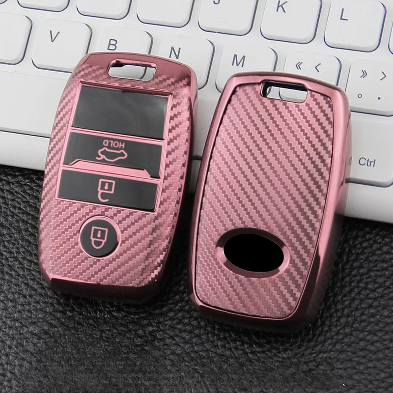 For Kia Rio Sorento Cerato Forte K2 K4 Stonic Carnival Niro Picanto Elantra Verna Sportage Car Key Case Cover TPU Accessories