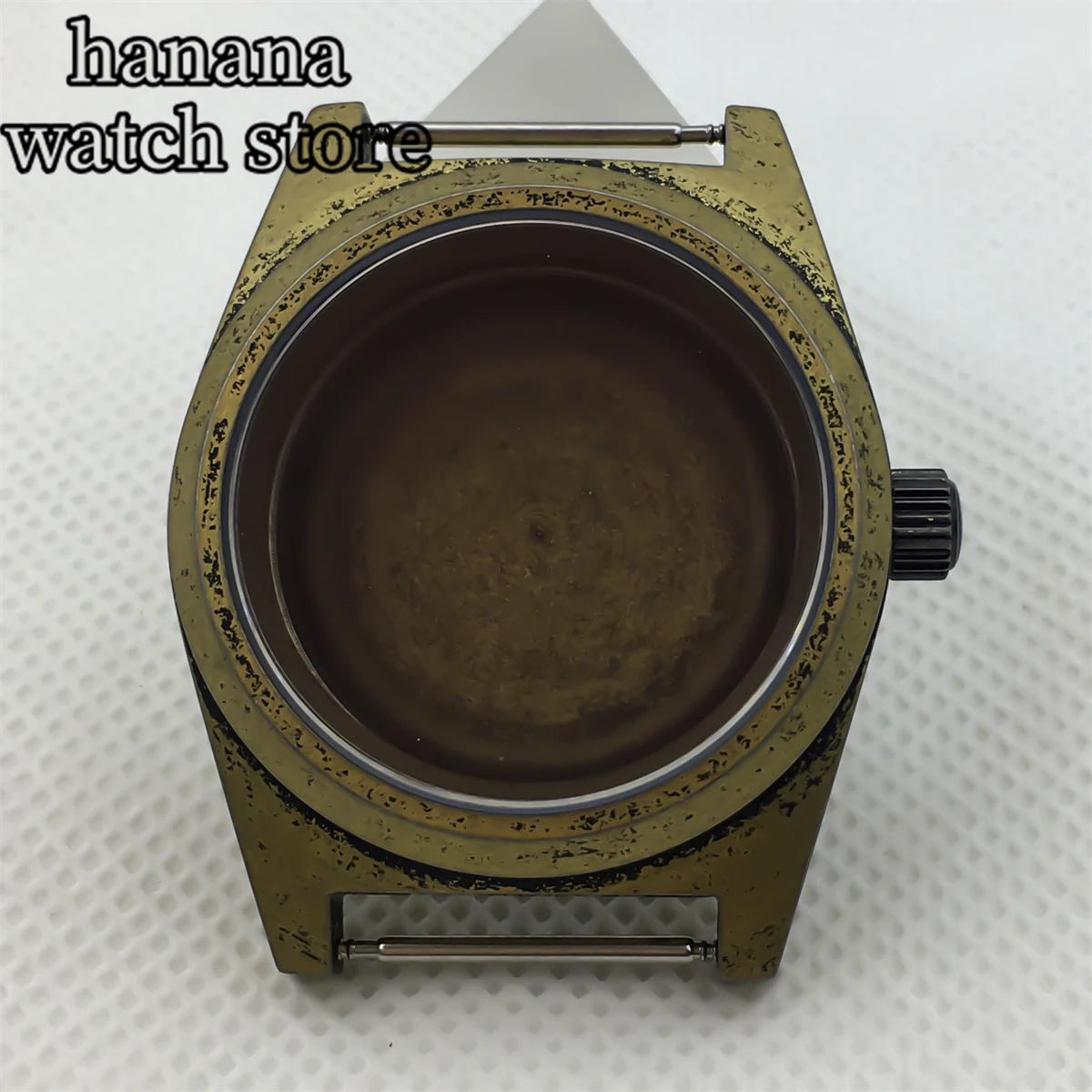 حافظة كريستال ياقوتي للحركة ، 38 ، البرونزية ، NH34 ، NH35 ، NH36 ، ETA2824 ، PT5000 ، خمر ، مقاوم للماء ، m