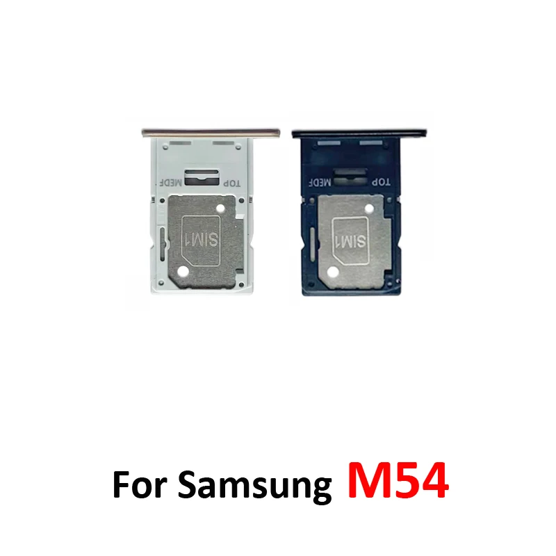 For Samsung Galaxy M04 M14 M34 M44 M54 5G Phone New Sim Chip Tray Pocket micro SD Card Reader Socket Slot Holder Part