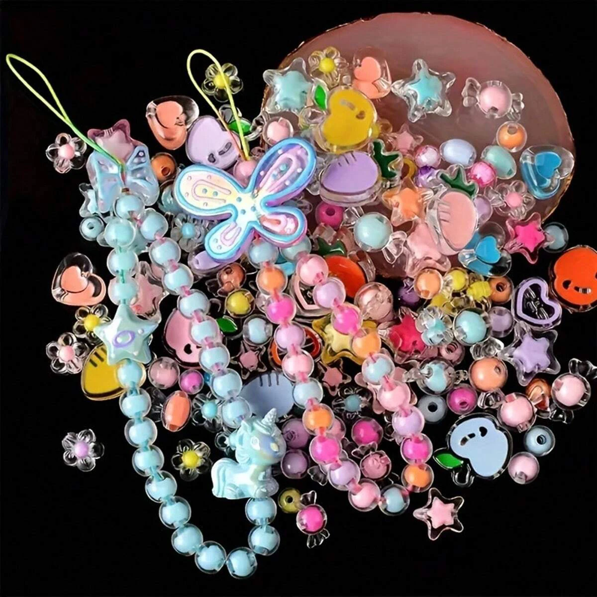 30g/1.06oz/bag 6-12mm Mixed Cute Styles Loose Beads ForJewelry Making Creative DlY Bracelet Necklace Decors Beaded Supplies image 3