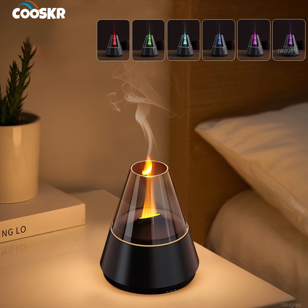 Aroma Humidifier Mini Essential Oil Diffuser for Home Office Mute Mist Maker Air Humidifier Fragrance Diffuser with Night Light