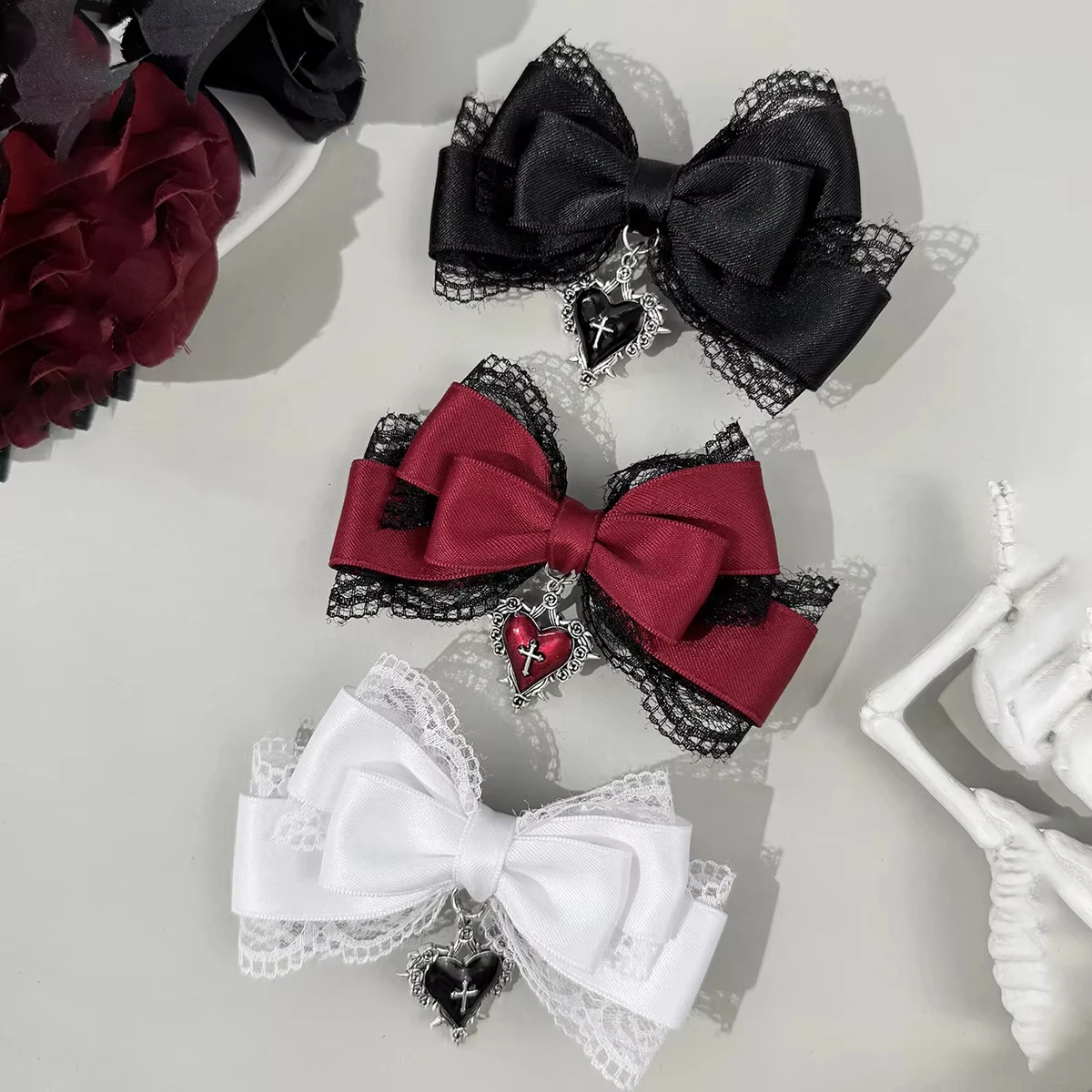 Ribbon Bow Gift - 1 STKS Gothic Lolita Stijl Haarclip