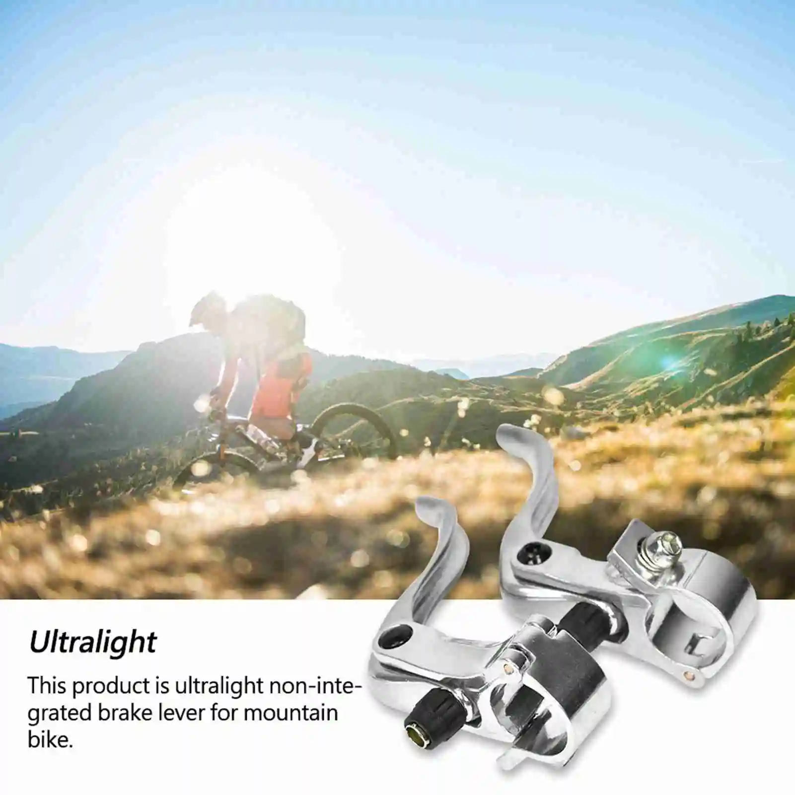 ملحقات الفرامل 1 زوج سبائك الألومنيوم 24 مللي متر دراجة هوائية جبلية مكبح قرصي بار مقبض مستوى الدراجات ملحق دراجة الفرامل رافعة