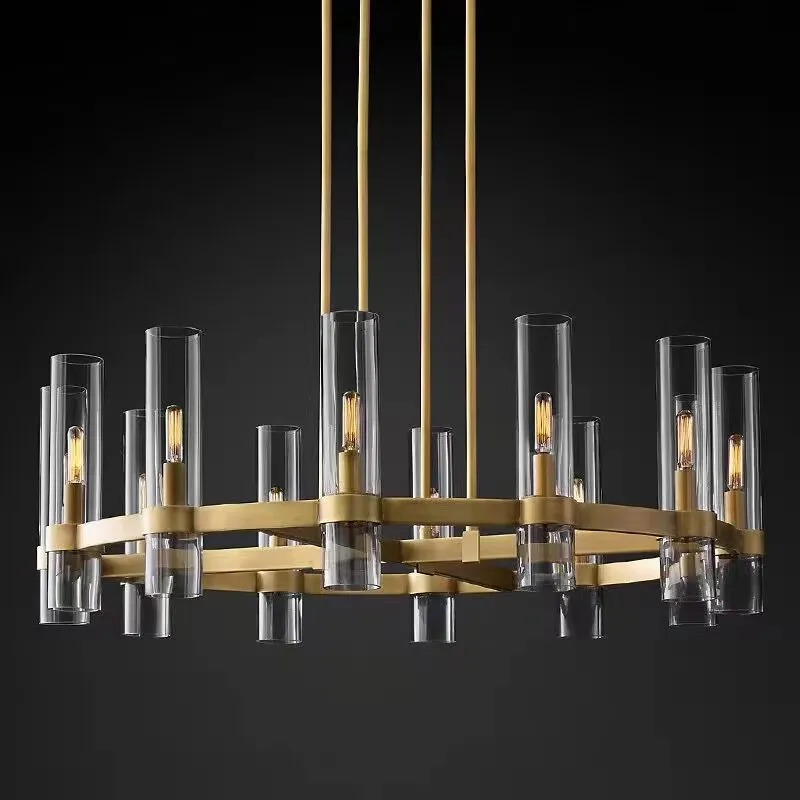 

Vintage Gold Silver Black 2 Layer Chandelier Lighting 2025 New Trend Hanging Lamps Lustre Suspension Luminaire Lampen For Foyer