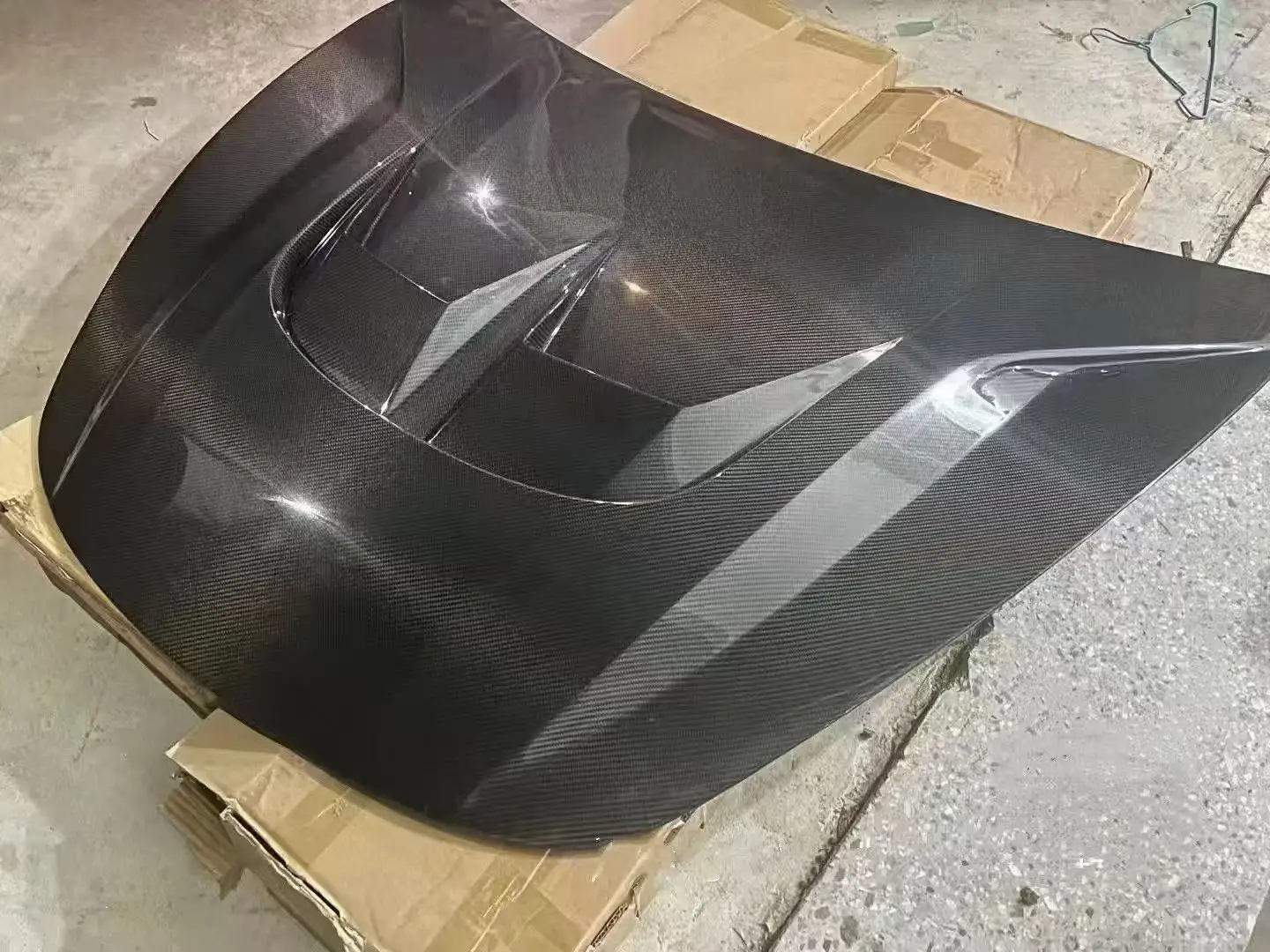 ForTesla 3 Y Hacker Carbon Fiber Bumper Cover-Bolt-On Universal Fitment 4