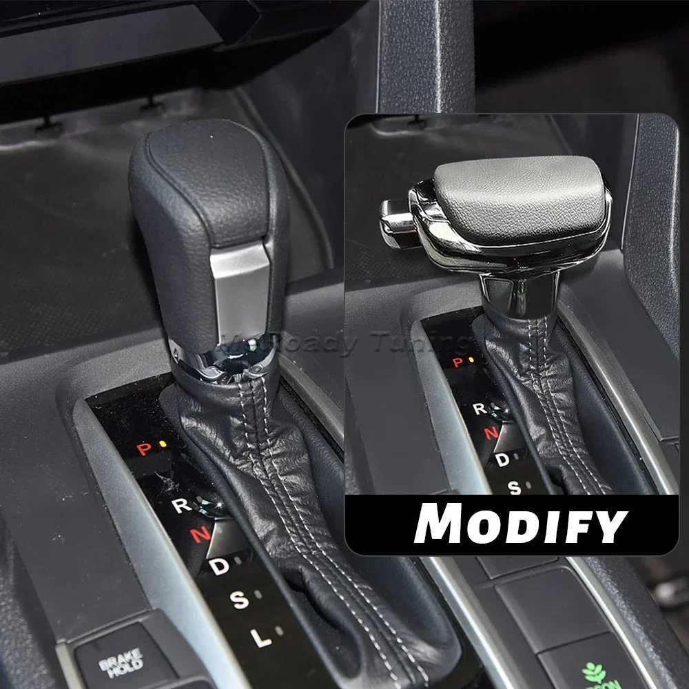 Winter Suede Auto Gear Lever Shift Knob Handle Shifter Stick for Honda Civic MK10 10th Gen 2018 2019 2020 Upgrade Interiors