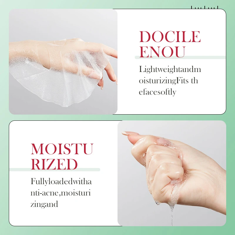 

Acne Fighting Face Mask Salicylic Acid-BIOAOUA Spot Treatment Mask For Oily Skin Anti-Aging Moisture Whitening Skin Care Pr Y9D4