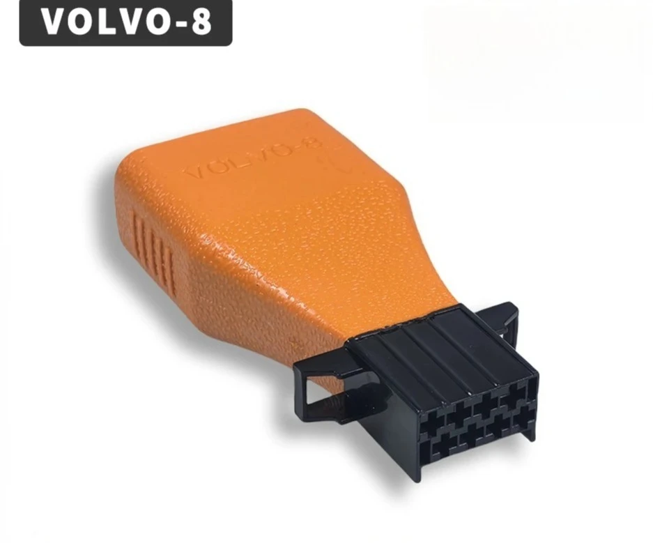 Full Set 10Pcs Truck OBD2 Adapter Diagnostic Cable Connector For ISUZU For CAT For DENSO For IVECO For CUMMINS For VOLVO