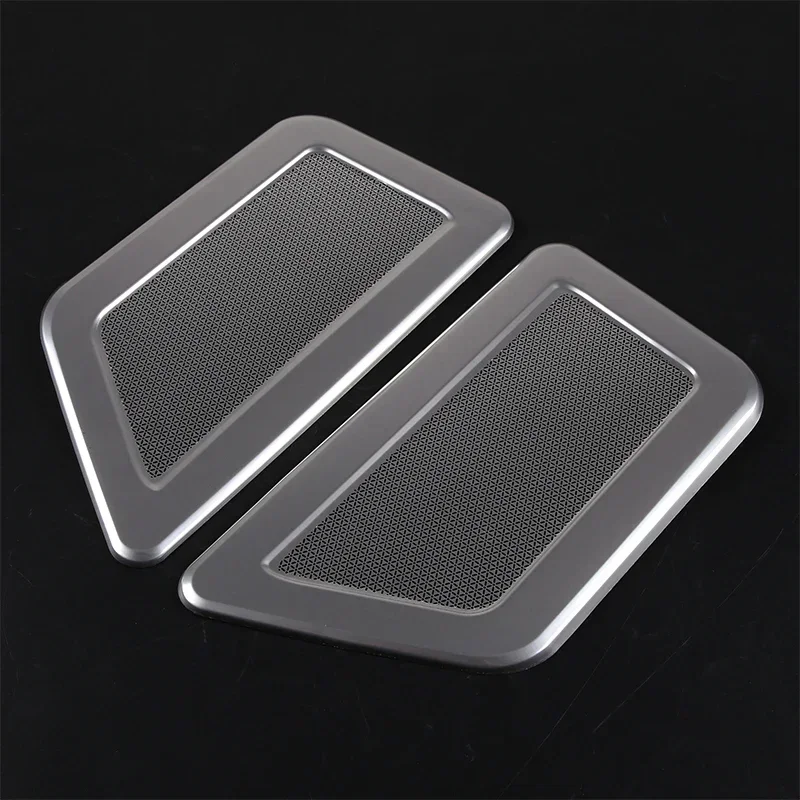 2 Stuks Roestvrij Staal Zilver Voor Bmw IX 40 50 M60 2022-2024 Auto Achter Air Vent conditioner Outlet Stofkap Interieur Accessoires