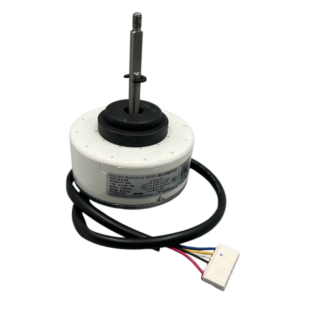 New ZKFP-30-8-308 Direct Current Fan Motor for Heat Pump 5-Wire 30W Forward Rotation Air Conditioner Parts