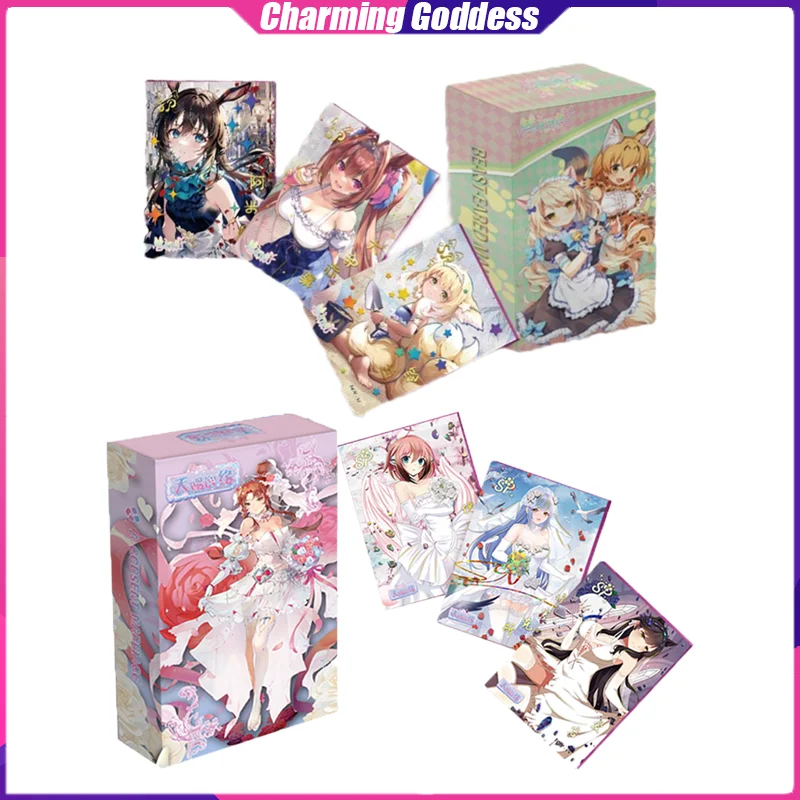 

CHAOKA Charming Goddess Series Cards Anime Figure Playing Cards Mistery Box Board Games Booster Box Toys Birthday Gifts