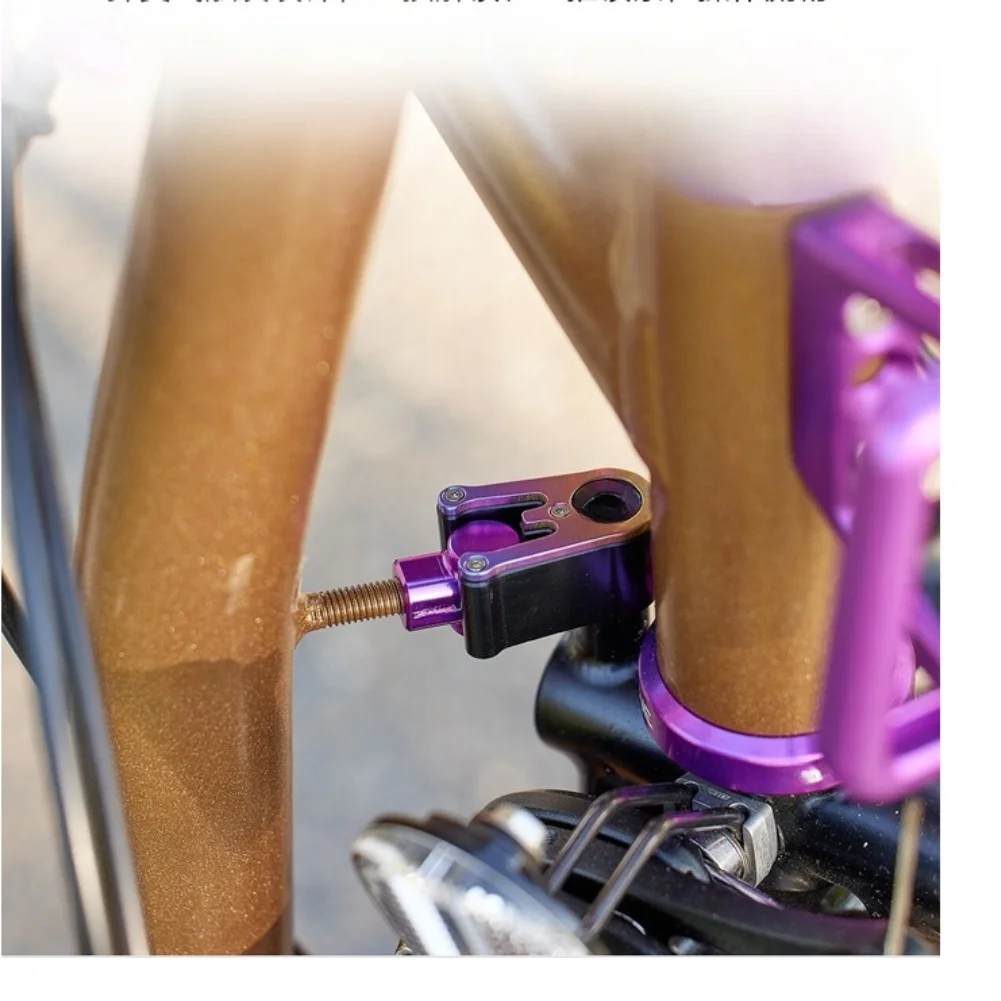 Aluminum Alloy Bike Clamp Multitool Aluminum Alloy Lock Black Folding Bike Clamp High-precision Cnc Technology