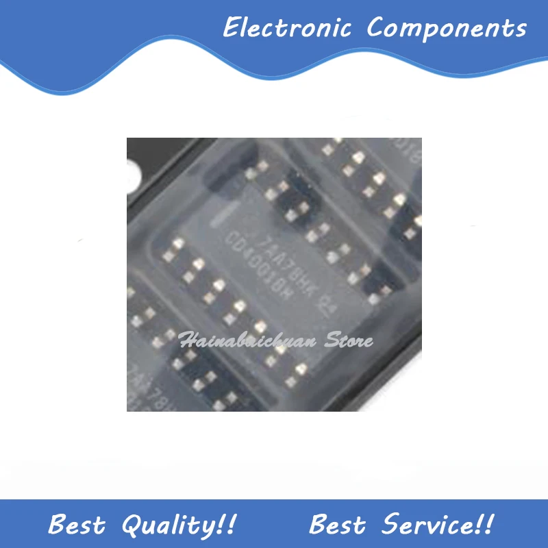 10 Pcs/Lot CD4001BM96 SOIC14 New and Original In Stock