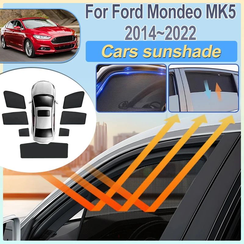 

Для Ford Mondeo 2016, аксессуары 2014-2022 Fusion MK2: солнцезащитные шторки для боковых и задних стекол, накладки на ветровое стекло, автоаксессуары