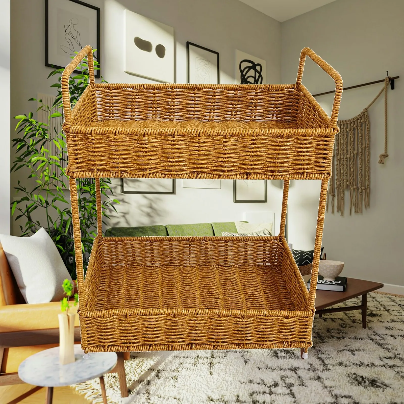 two-tier-tabletop-storage-rack-no-assembly-required-woven-rattan-look-storage-rack-freestanding-tabletop-shelf-with-handles-for