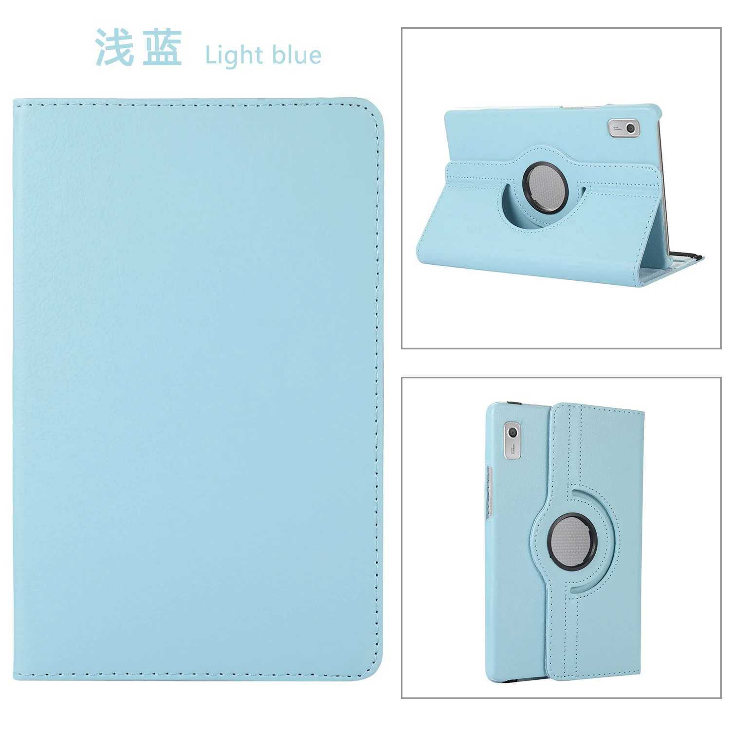 

Shockproof Case For Lenovo Tab M8 4th Gen 8.0 2023 Tab M9 9.0 2022 Tab M8 TB-8705 8505 360°Rotation Leather Flap Tablet Cover