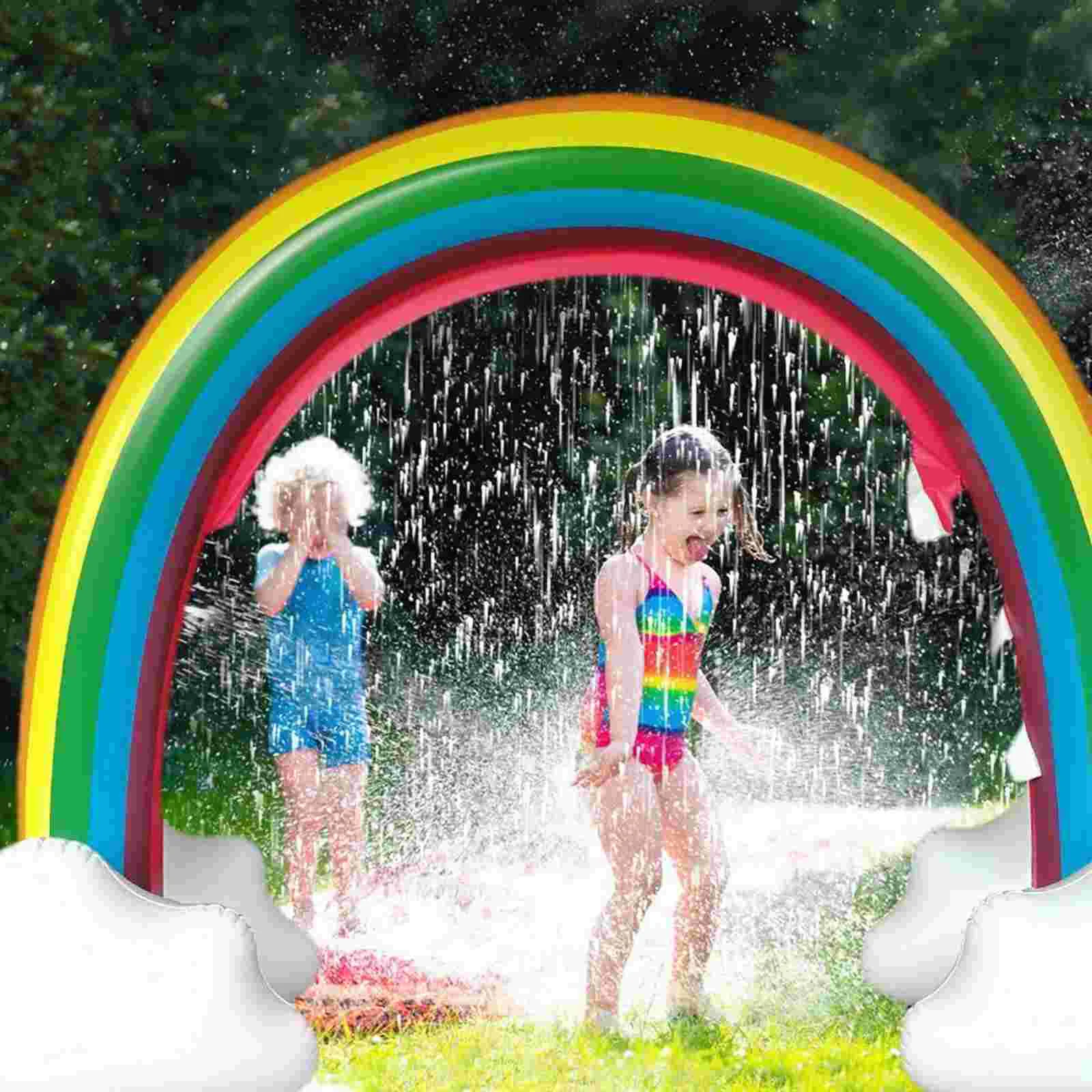 Sprinkler arco crianças brinquedo água brinquedo verão jogando jogo ao ar livre prop jardim fora brinquedos