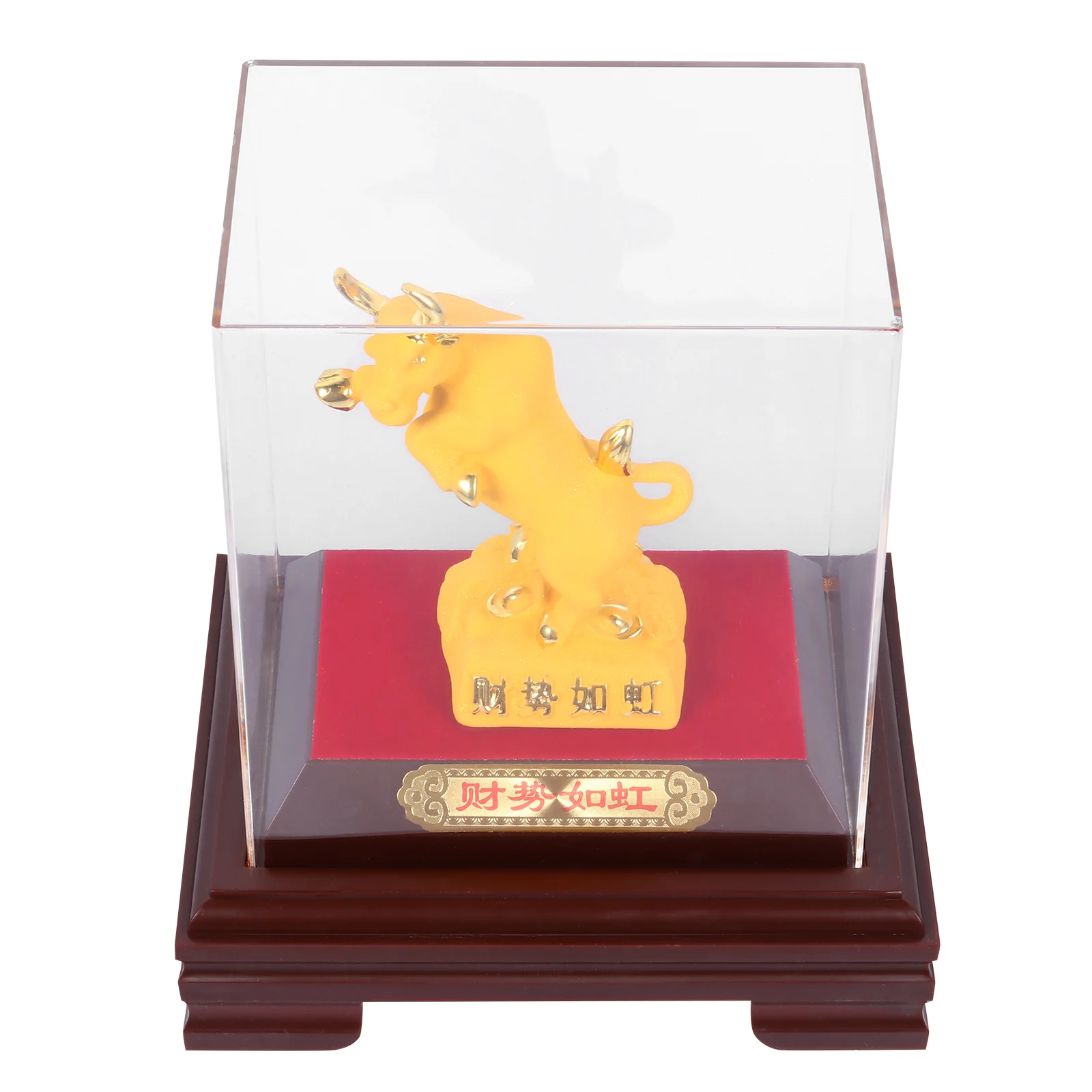 

Chinese Zodiac Ox Figurine 2021 Year Home Decor Desk Statue Decoration Sculpture