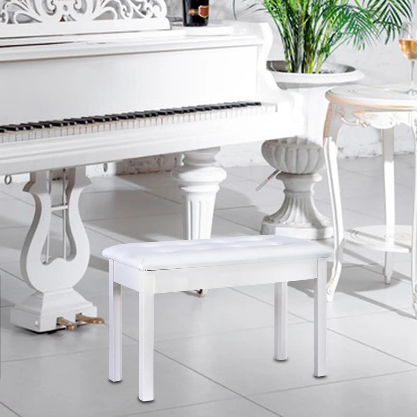 Keyboard Bench Heavy Duty Piano Bench for Stage Performance Electronic Piano