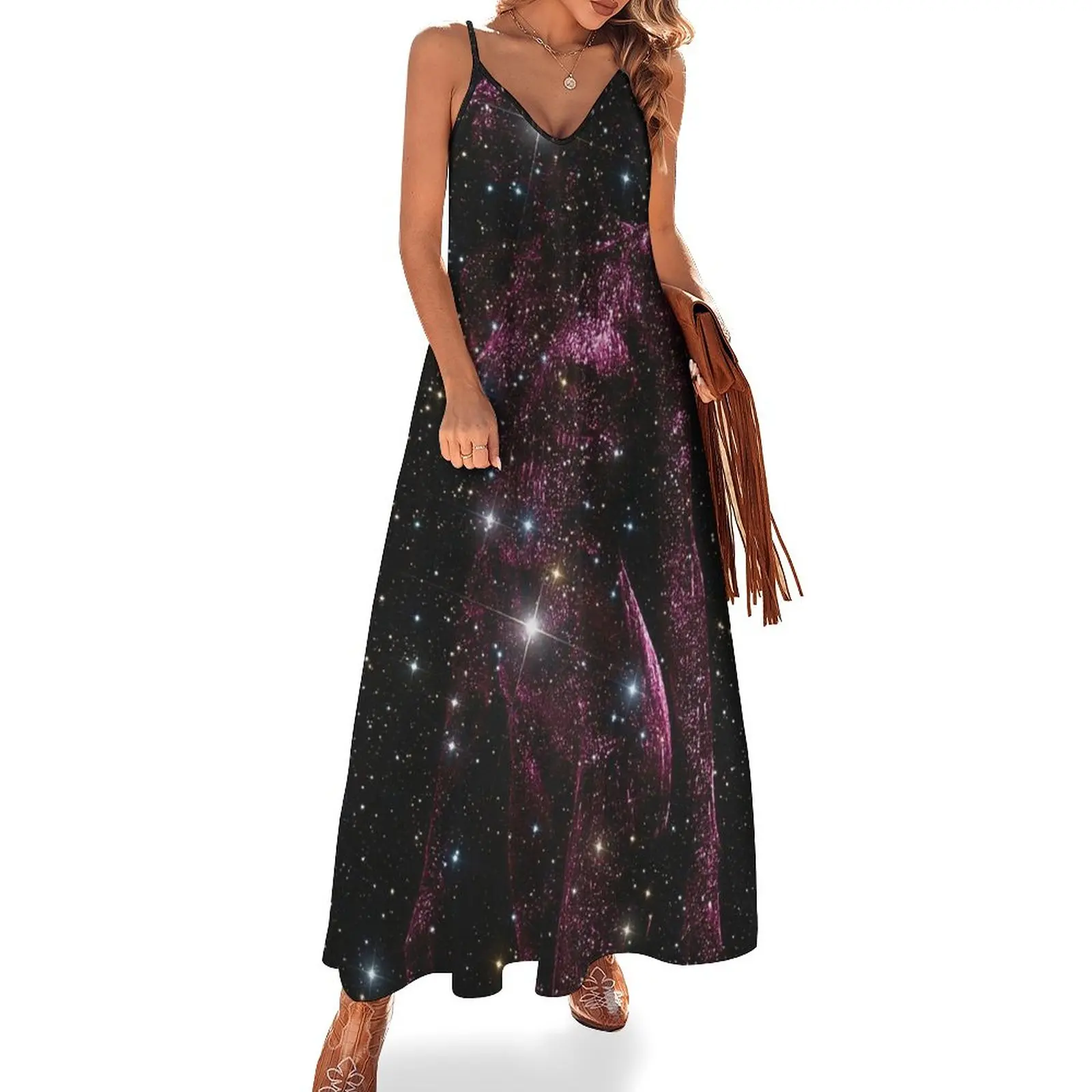 

Galaxy Woman Sleeveless Dress party dresses woman Long dress woman dress party evening elegant luxury celebrity prom dresses