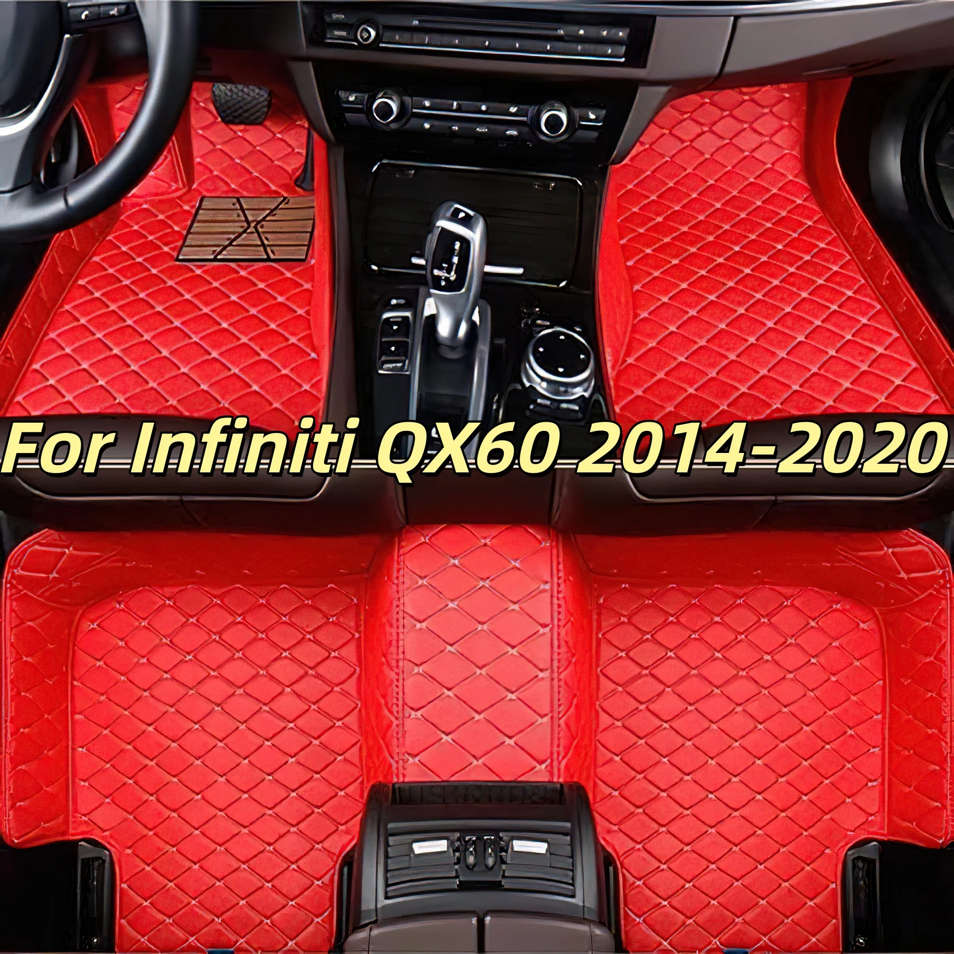 Car Accessories interior Auto leather carpet pads for Volkswagen VW GOLF 2021 2022-2023 car floor mats vehicle foot mat rugs