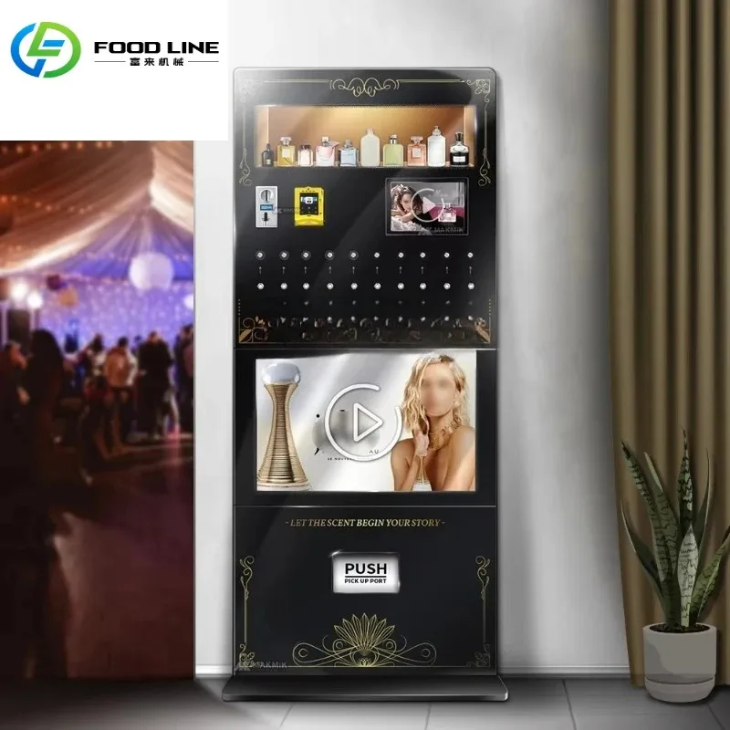 Customized NEW Perfume Spraying and Samples Vending Machine Experience with Interactive Fragrance Sampling Anytime Anywhere