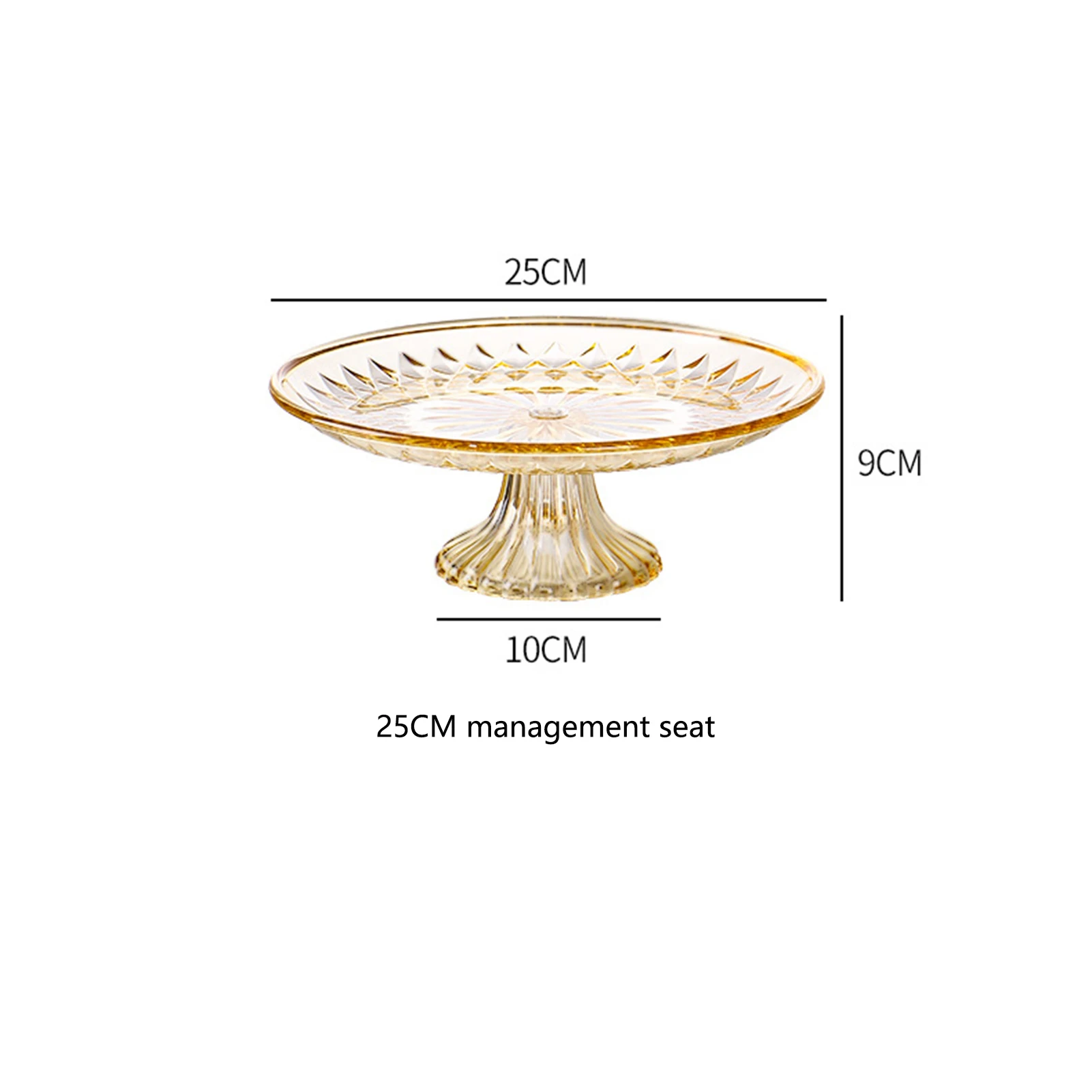 حامل كبير من الكريستال طبق تقديم ، حامل كب كيك ، طبق عرض ، لوازم تزيين الحفلات #5