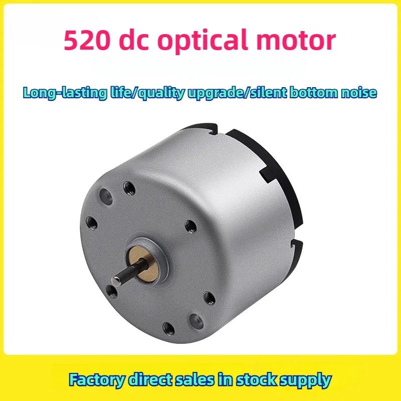 R-520 DC Brushed Micro High Speed Motor Small Motor 12v24v Long Life High Power