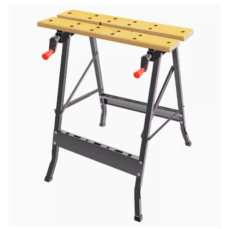 

Household Portable Decoration Wood Working Table Multifunctional Carpentry Workbench Folding Woodworking Table Saw