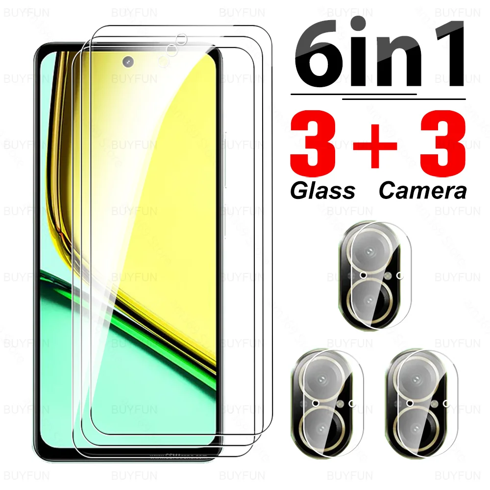 6in1 Camera Screen Protector For Realme C67 4G Tempered Glass RealmeC67 Realmy Realmi C 67 67C 2023 6.72inch RMX3890 Lens Film