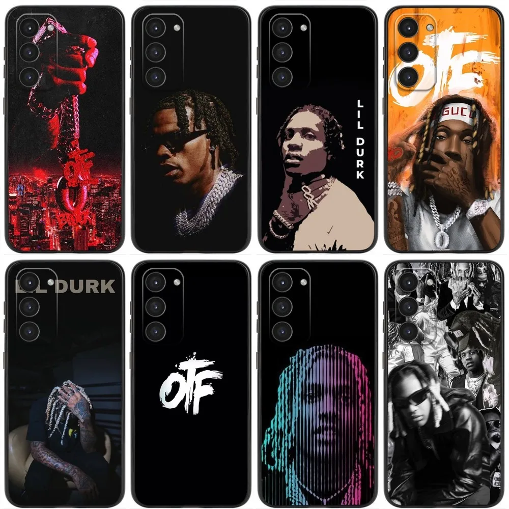 Rapper L-Lil D-Durk Phone Case For Samsung Galaxy A20,A21s,A22,A31,A32,A52,A53,A72,73,A80,A91 Soft Black Cover