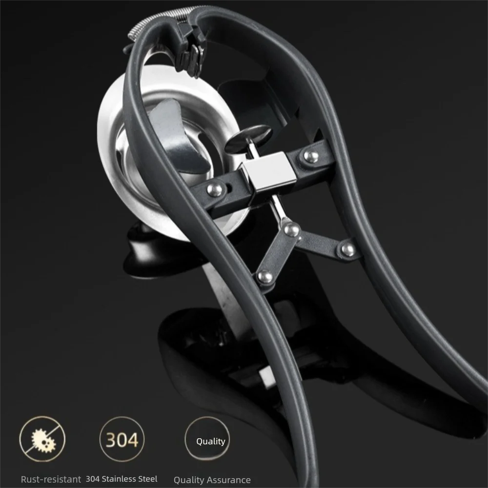 Handmatige eieropener 304 roestvrij staal 3-in-1 eierscheider Quick Release eierschaal cracker eierschaalsnijder bakgereedschap