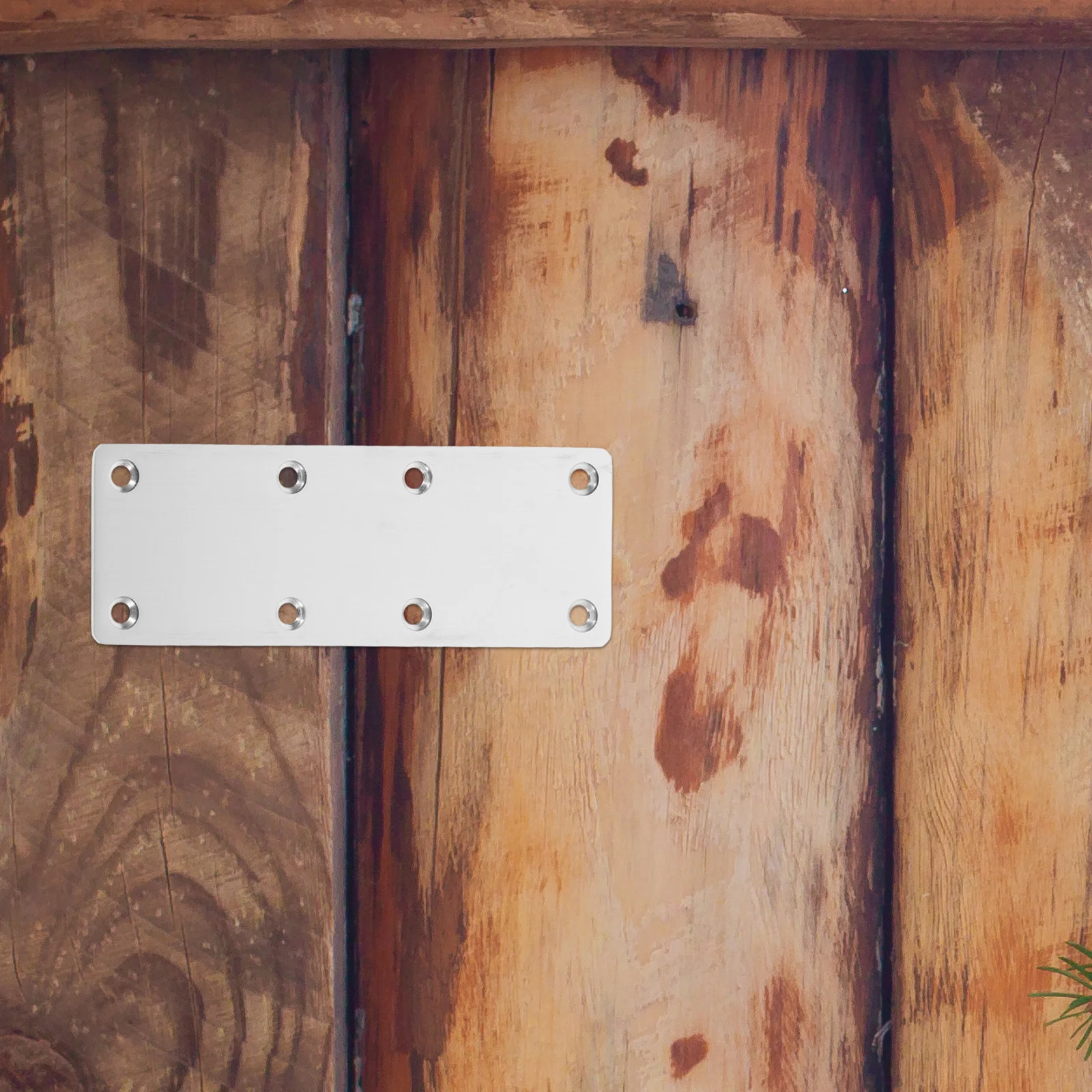 

4pcs Stainless Steel Flat Brackets For Wood Furniture Repair Corner Braces Mounting Hardware Mending Plates Metal Brackets