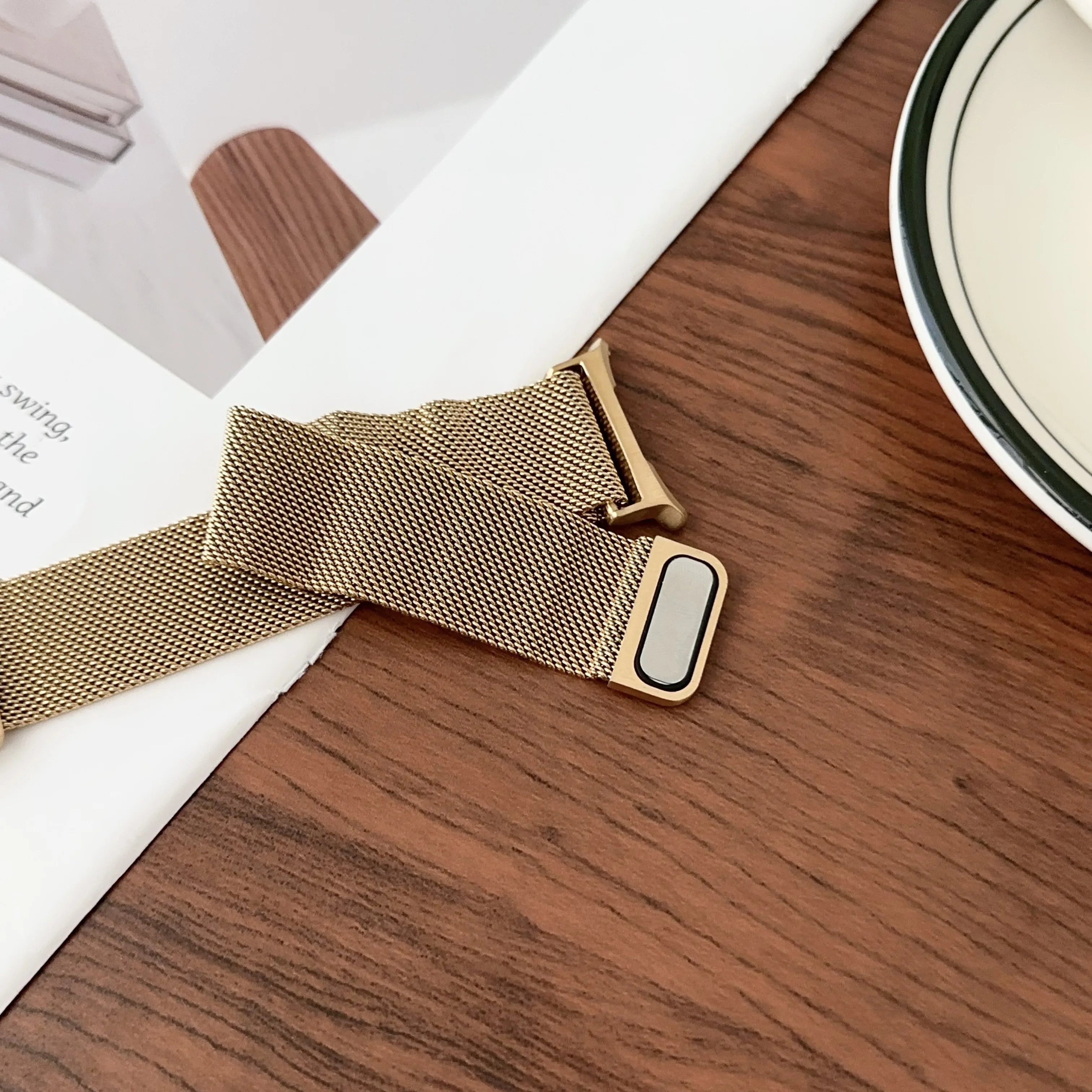 Миланский Браслет из нержавеющей стали для смарт-часов Samsung Galaxy Watch 7 ultra 47 мм