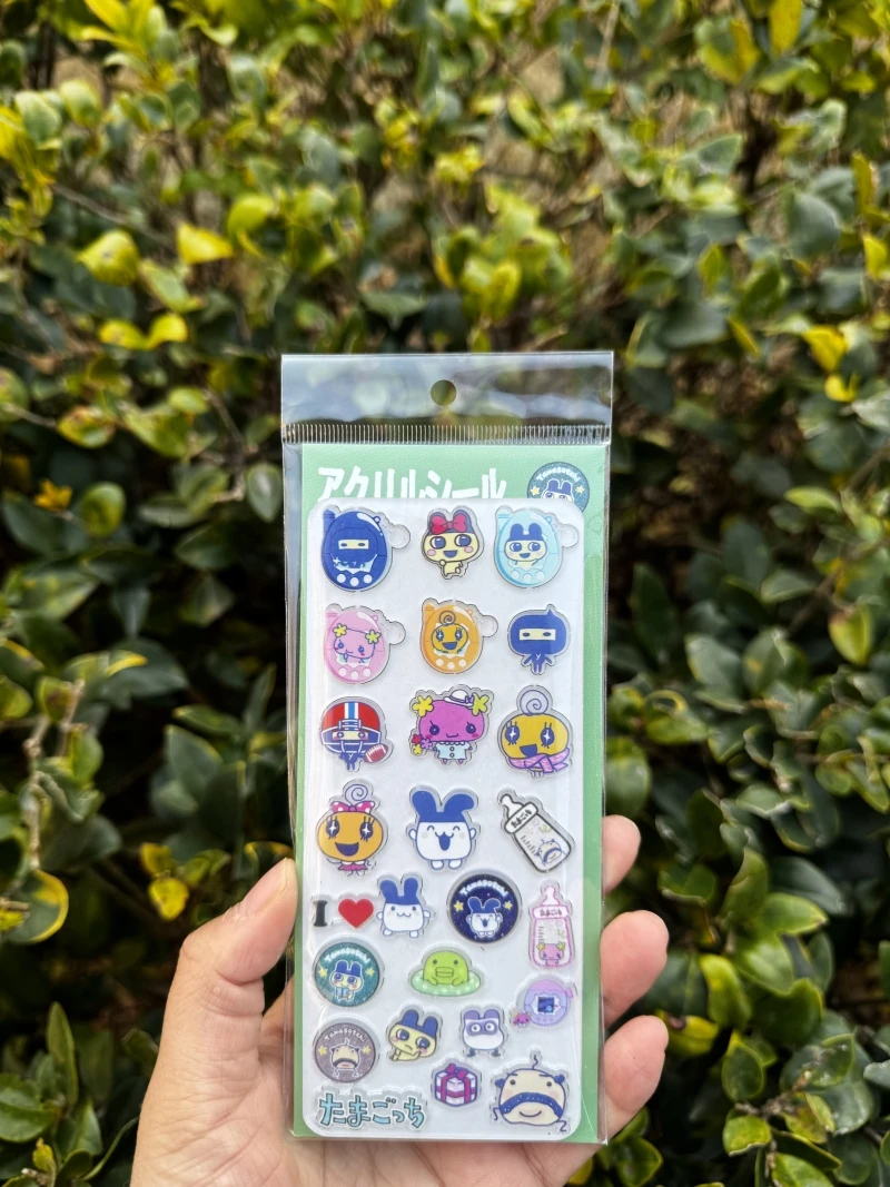 

3D-наклейки с рельефным изображением, новый стиль, аксессуары для игры Tamagotchi, украшения для чехлов телефонов и рюкзаков, наклейки-игрушки, подарок