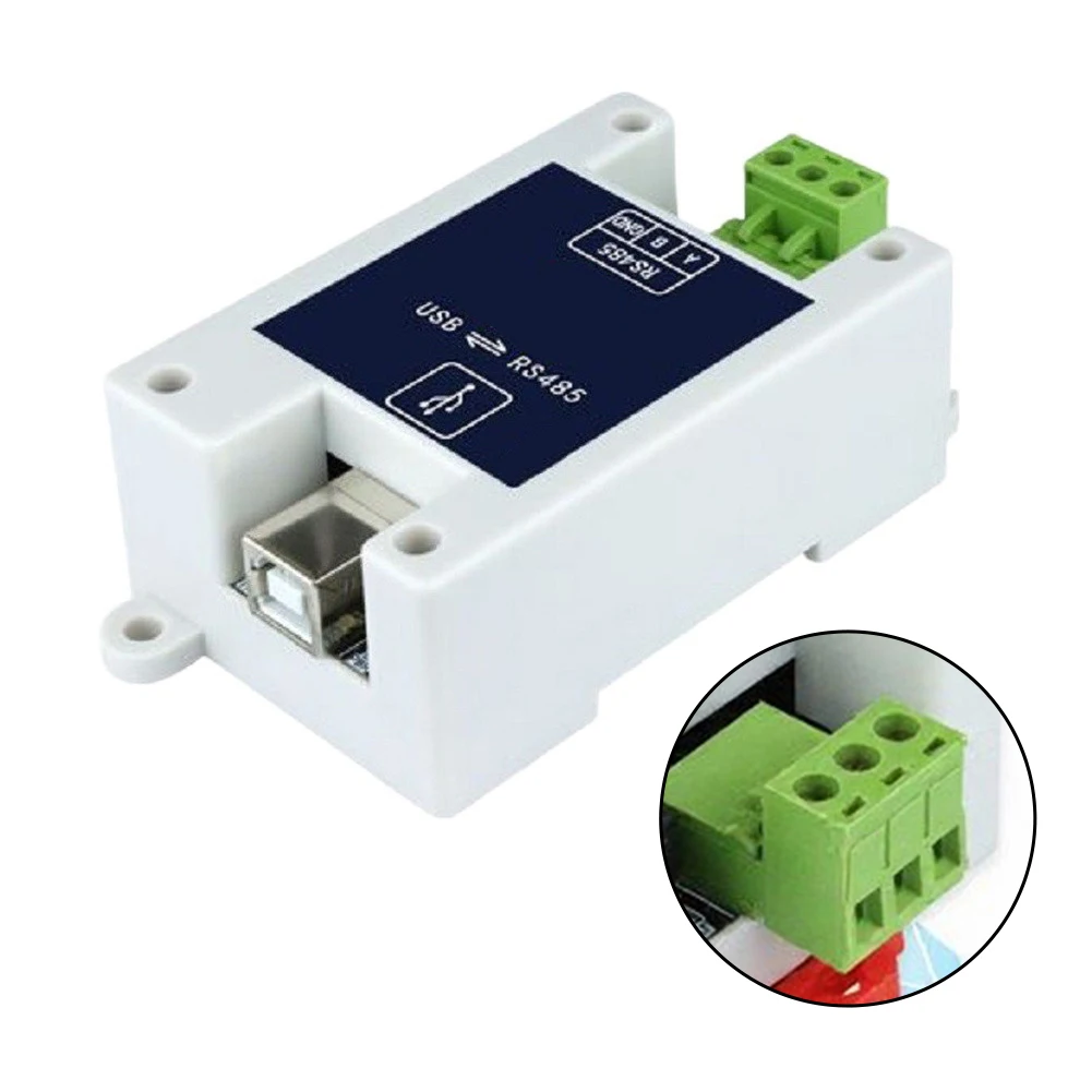 USB To RS485 Converter Module Non-isolated Bidirectional 6-36V DC DIN Rail Mount For Industrial PC Serial Communication Board