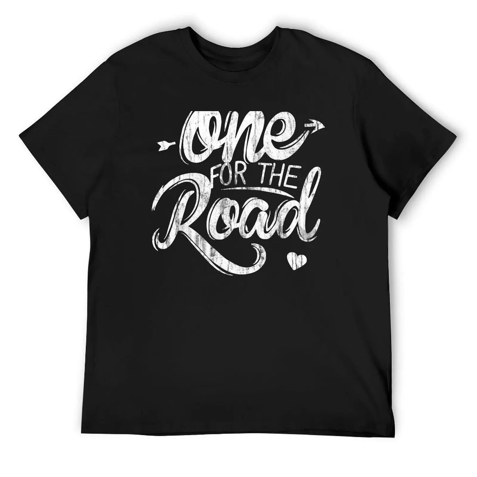 One For The Road Vintage T-Shirt plain Blouse sports fans Aesthetic clothing mens t shirts top quality