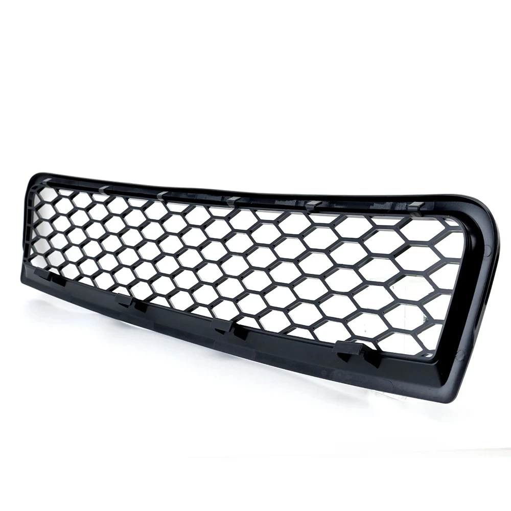 For Audi A4 B6 2001 -2006 Car Front Bumper Grill Honeycomb Mesh Bumper Grille Black ABS Upper Grille 8E0853651F